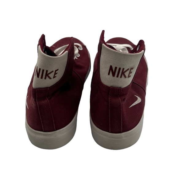 Nike Burgundy Player High Top Sneakers Size 9 Men’s - Picture 7 of 9